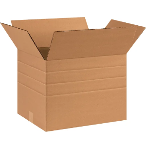 16 x 12 x 12" Kraft Multi-Depth Shipping Boxes