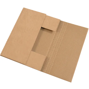 15 x 11 1/8 x 2" Kraft Easy Fold Mailer Boxes