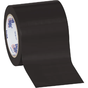 Vinyl Safety Tape, 4" x 36 yds., 6 Mil, Black