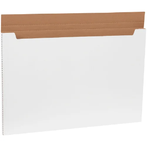 36 x 24 x 1" Jumbo Fold Over Mailers, White