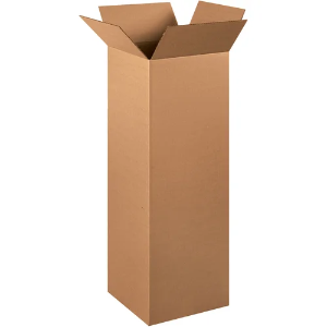 12 x 12 x 36" Tall Kraft Corrugated Shipping Boxes