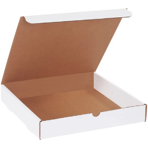 12 x 12 x 2" White Corrugated Literature Mailer Boxes