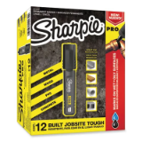 Sharpie Pro Permanent Marker, Broad Chisel Tip, Black