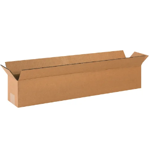 24 x 4 x 4" Long Kraft Corrugated Shipping Boxes