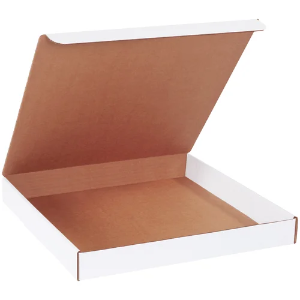 16 x 16 x 2" White Corrugated Literature Mailer Boxes