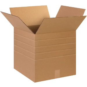 15 x 15 x 15" Kraft Multi-Depth Shipping Boxes