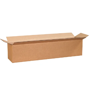 28 x 4 x 4" Long Kraft Corrugated Shipping Boxes