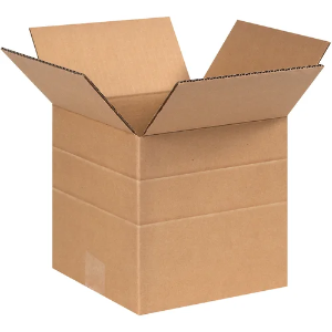 8 x 8 x 8" Kraft Multi-Depth Shipping Boxes